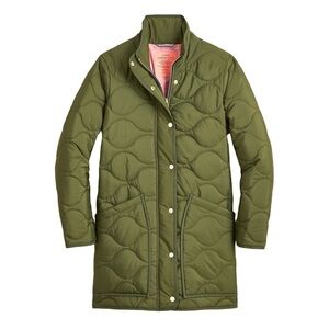 J Crew Quilted cocoon puffer‎ PrimaLoft